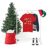 MEOWVELOUS CHRISTMAS CATS Unisex Cotton T-shirt - UPKIWI