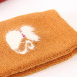 Furry Cat Extra Thick and Warm Women's Wool Socks - UPKIWI