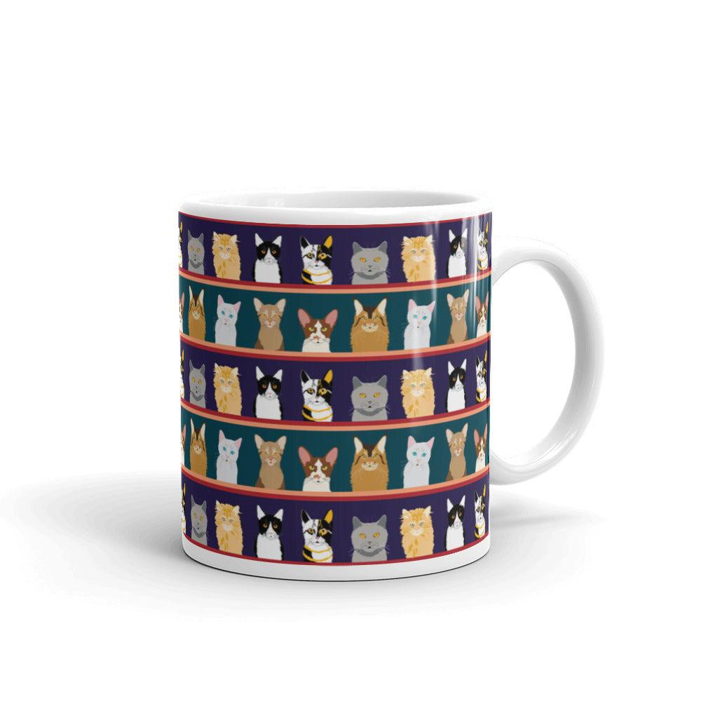Cat Portrait Coffee Mug - Default Title - UPKIWI