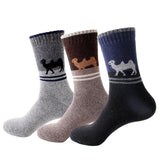 Camel Extra Thick and Warm Men's Wool Socks - UPKIWI