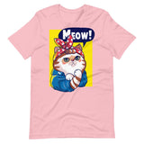 We Can Do Meow Short-Sleeve Unisex T-Shirt - Pink / S - UPKIWI